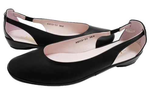 【…AShiOtO A3213 ブラック】超軽量 約110gの本革シューズ