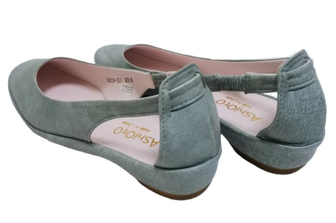 【…AShiOtO A3213 グレー】超軽量 約110gの本革シューズ