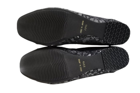 【…AShiOtO A3233 ネイビーエナメル】超軽量 約110g 牛革ボロネーゼバレエパンプス