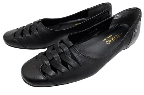 【…AShiOtO A3245 ブラック】超軽量 通気性抜群の牛革メッシュシューズ