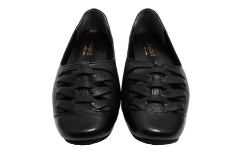 【…AShiOtO A3245 ブラック】超軽量 通気性抜群の牛革メッシュシューズ