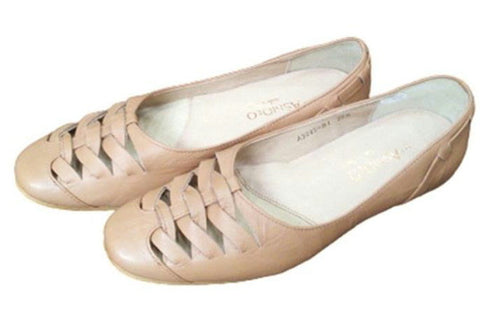 【…AShiOtO A3245 ブラウン】超軽量 通気性抜群の牛革メッシュシューズ