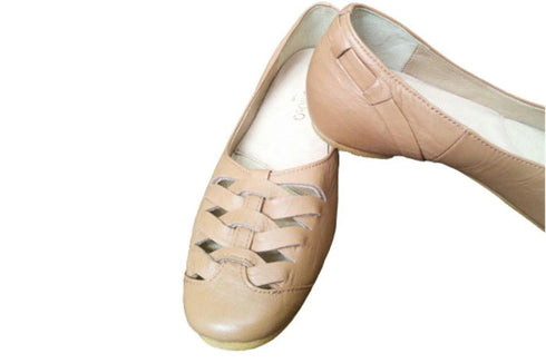 【…AShiOtO A3245 ブラウン】超軽量 通気性抜群の牛革メッシュシューズ