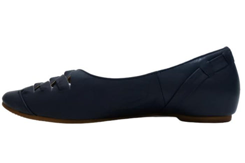 【…AShiOtO A3245 ネイビー】超軽量 通気性抜群の牛革メッシュシューズ