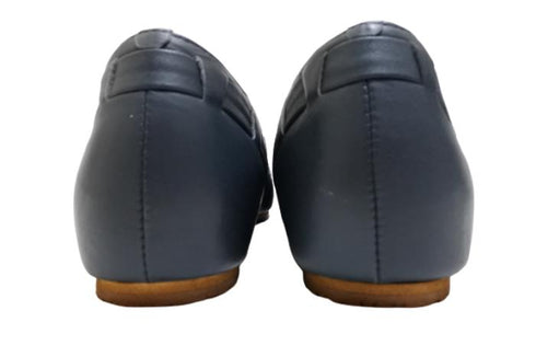 【…AShiOtO A3245 ネイビー】超軽量 通気性抜群の牛革メッシュシューズ