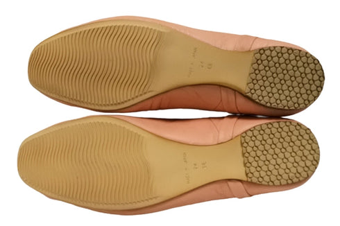 【…AShiOtO A3245 オレンジ】超軽量 通気性抜群の牛革メッシュシューズ