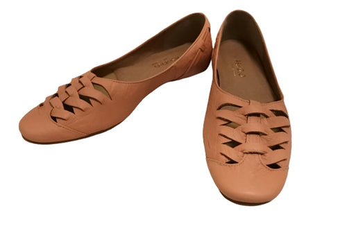 【…AShiOtO A3245 オレンジ】超軽量 通気性抜群の牛革メッシュシューズ