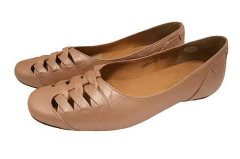 【…AShiOtO A3245 ピンクメタリック】超軽量 通気性抜群の牛革メッシュシューズ