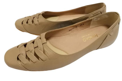 【…AShiOtO A3245 SD】超軽量 通気性抜群の牛革メッシュシューズ