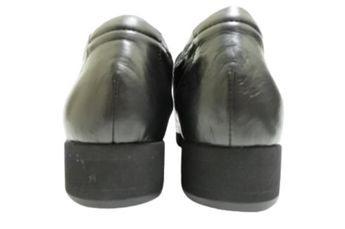 【…AShiOtO A3300 ブラック】超軽量 本革ストラップシューズ