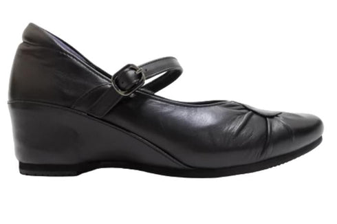 【…AShiOtO A3405 ブラック】超軽量 本革パンプス