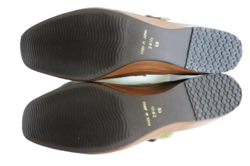 【…AShiOtO A3405 ブラウン】超軽量 本革パンプス