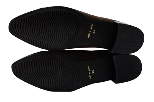 【…AShiOtO A3702 ダークブラウンヌバック】超軽量 国産レザーパンプス