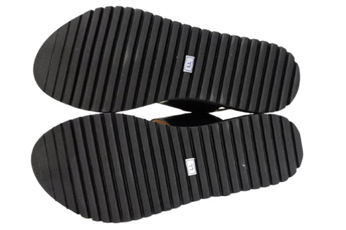 【…AShiOtO A7015 ブラック】本革超軽量サンダル