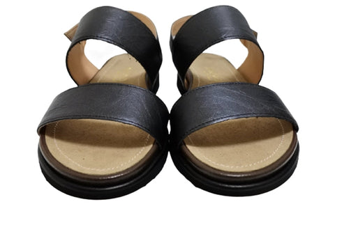 【…AShiOtO A7015 ブラック】本革超軽量サンダル