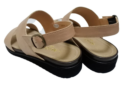 【…AShiOtO A7015 ピンク】本革超軽量サンダル