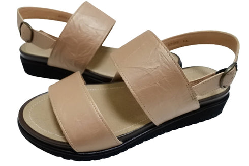 【…AShiOtO A7015 ピンク】本革超軽量サンダル