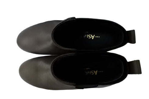 【…AShiOtO A90730 グレー】超軽量・純国産レザーサイドゴアブーツ