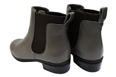 【…AShiOtO A90730 グレー】超軽量・純国産レザーサイドゴアブーツ