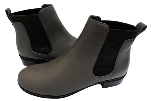 【…AShiOtO A90730 グレー】超軽量・純国産レザーサイドゴアブーツ