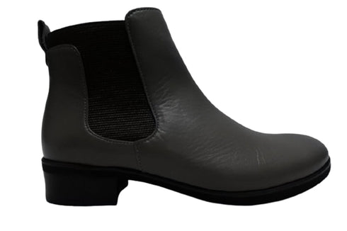 【…AShiOtO A90730 グレー】超軽量・純国産レザーサイドゴアブーツ