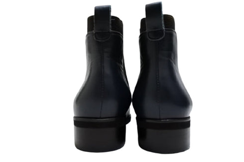 【…AShiOtO A90730 ネイビー】超軽量・純国産レザーサイドゴアブーツ