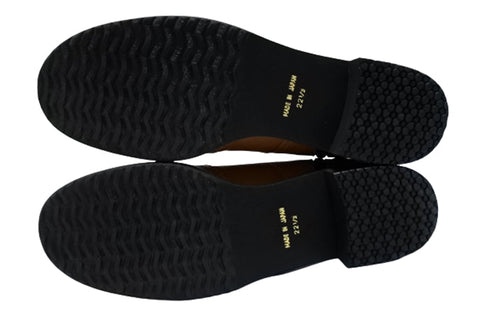 【…AShiOtO A91330 ブラウン】サイドジップメダリオンチャッカーブーツ