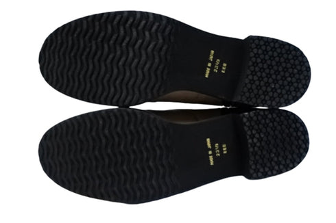 【…AShiOtO A91330 グレージュ】サイドジップメダリオンチャッカーブーツ