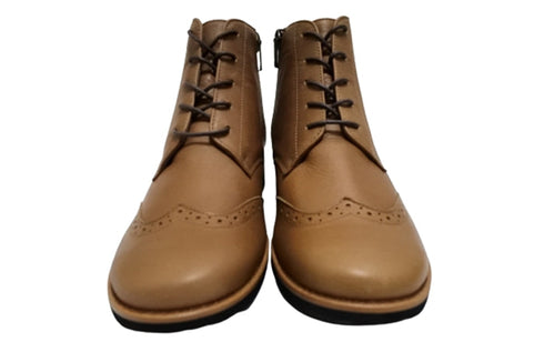 【…AShiOtO A91330 オーク】サイドジップメダリオンチャッカーブーツ