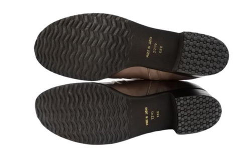 【…AShiOtO A91430 グレージュ】ミドル丈サイドジップ本革ブーツ