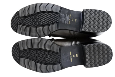 【…AShiOtO A92430 ダークブラウン】ミドル丈サイドジップ本革ブーツ