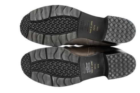 【…AShiOtO A92430 グレー】ミドル丈サイドジップ本革ブーツ