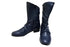 【…AShiOtO A92430 ネイビー】ミドル丈サイドジップ本革ブーツ