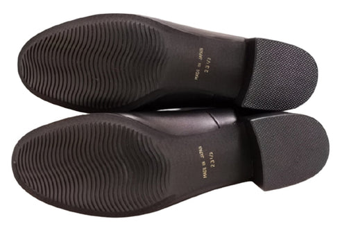 【…AShiOtO AP1135 ブラック】超軽量 国産レザーパンプス