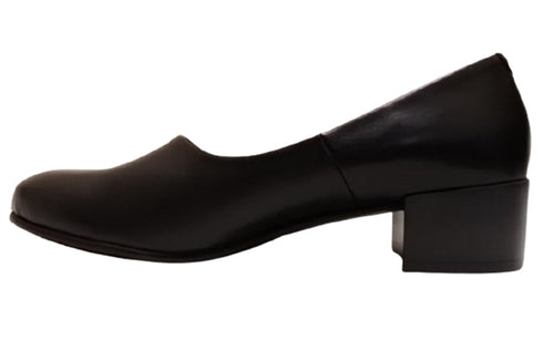 【…AShiOtO AP1135 ブラック】超軽量 国産レザーパンプス