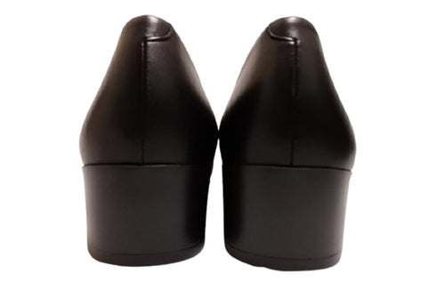 【…AShiOtO AP1135 ブラック】超軽量 国産レザーパンプス