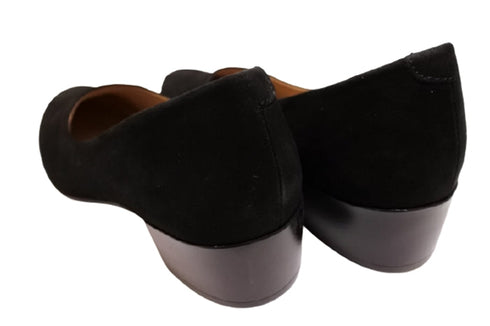 【…AShiOtO AP1135 ブラックヌバック】超軽量 国産レザーパンプス