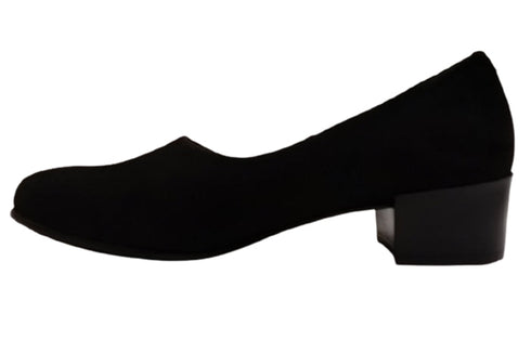 【…AShiOtO AP1135 ブラックヌバック】超軽量 国産レザーパンプス