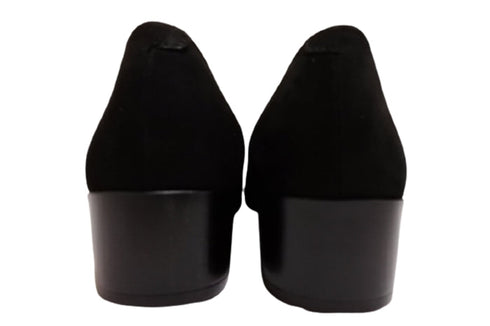 【…AShiOtO AP1135 ブラックヌバック】超軽量 国産レザーパンプス