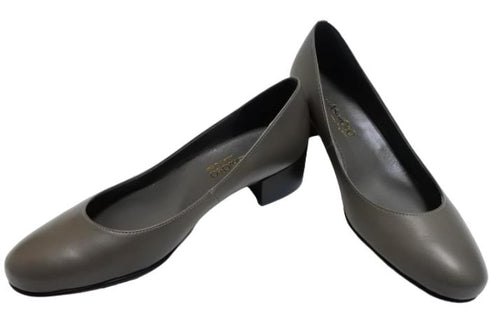 【…AShiOtO AP3035 グレー】超軽量 国産レザーシューズ