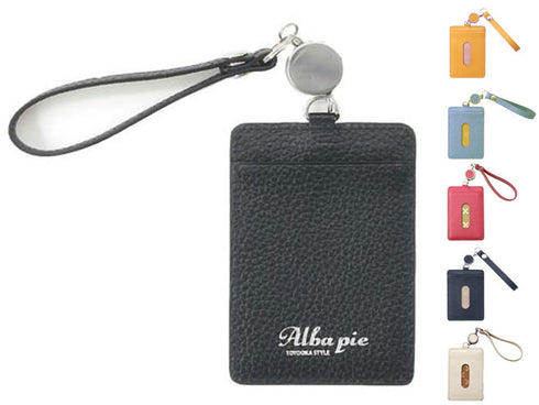 【豊岡財布 足立 AW0303 ピンク】ALBAPIE パスケース