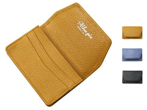 【豊岡財布 足立 AW0304 ブラック】ALBAPIE 名刺入れ