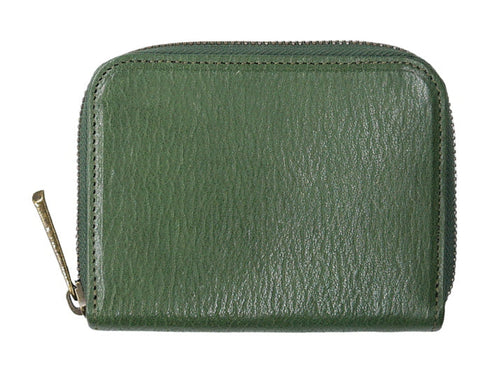 【豊岡財布 足立 AW0402 グリーン】ALBAPIE レッザボタニカ ミニマルチウォレット