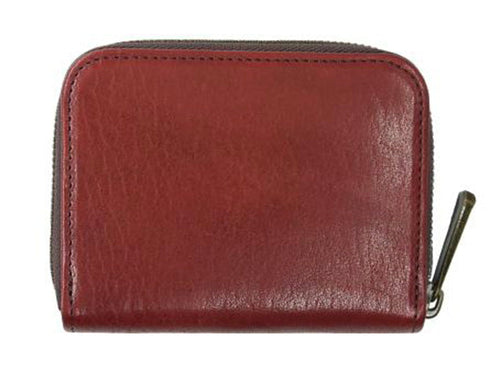 【豊岡財布 足立 AW0402 ワイン】ALBAPIE レッザボタニカ ミニマルチウォレット