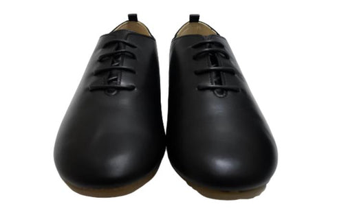 【かぼちゃの馬車CA-15 ブラック】ころんと靴紐シューズ