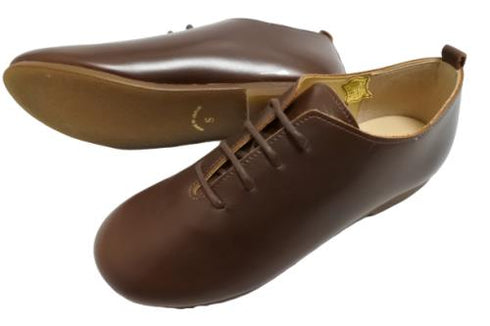 【かぼちゃの馬車CA-15 ブラウン】ころんと靴紐シューズ