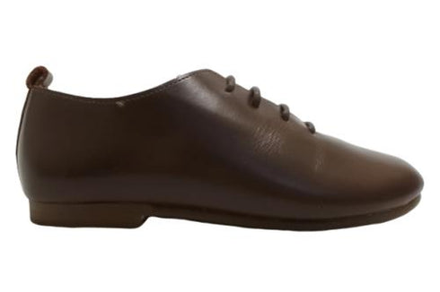 【かぼちゃの馬車CA-15 ブラウン】ころんと靴紐シューズ