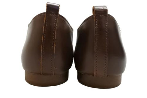 【かぼちゃの馬車CA-15 ブラウン】ころんと靴紐シューズ