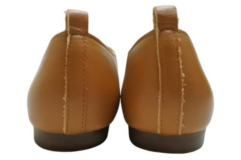 【かぼちゃの馬車CA-15 キャメル】ころんと靴紐シューズ