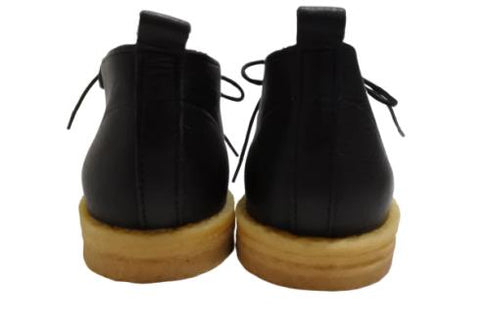 【かぼちゃの馬車 CA-210 ブラック】くたっとやわらか本革靴紐シューズ